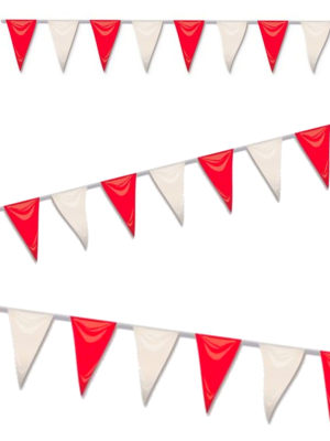 Acheter Bande de Bunting Rouge et Blanc pour seulement 6,00€ – Atelier de costumes en ligne