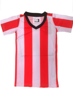 Camiseta Roja y Blanca Infantil - Marea Zurigorri
