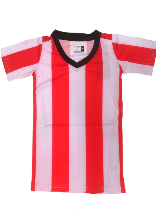 Camiseta Roja y Blanca Infantil - Marea Zurigorri
