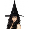 Sombrero Bruja Terciopelo - Complementos Halloween y Terror