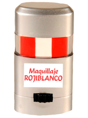 Stick Maquillaje Rojo y Blanco