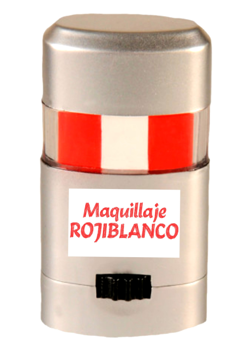 Stick Maquillaje Rojo y Blanco