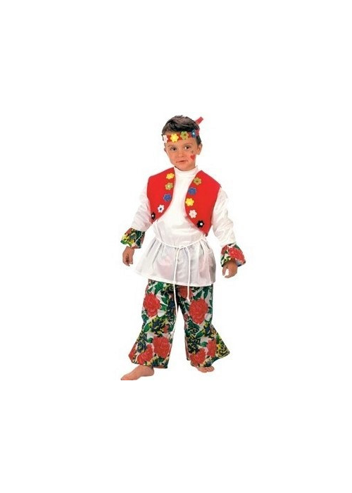 Disfraz de Hippie Blanco Niño - Disfraces de Hippie para Niño