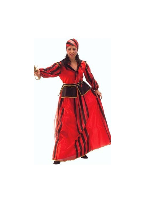 Disfraz de Piratesa Corsaria Rayas - Disfraces de Piratas para Mujer
