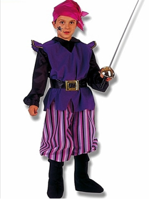 Disfraz de Bucanero con Espada  Niño - Disfraces de Piratas para Niños