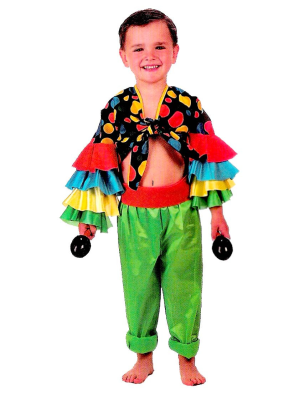 Disfraz de Cubano Colores Niño - Disfraces de Rumberos para Niños