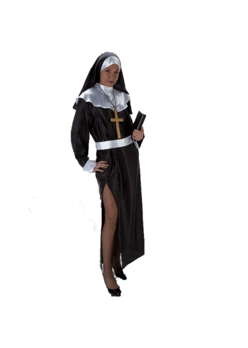 Comprar Disfraz de Monja largo - Disfraces de Monjas para Mujer