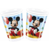 Vasos Mickey 8 Unidades - Fiestas de Cumpleaños de Mickey