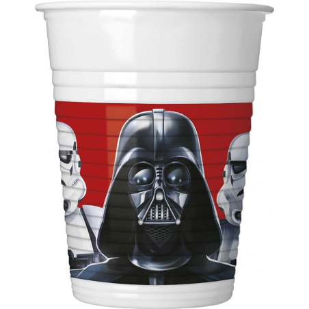Vasos Star Wars 8 unidades - Fiestas de Cumpleaños de Star Wars
