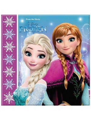 Servilletas Frozen 20 unidades - Fiestas de Cumpleaños de Frozen