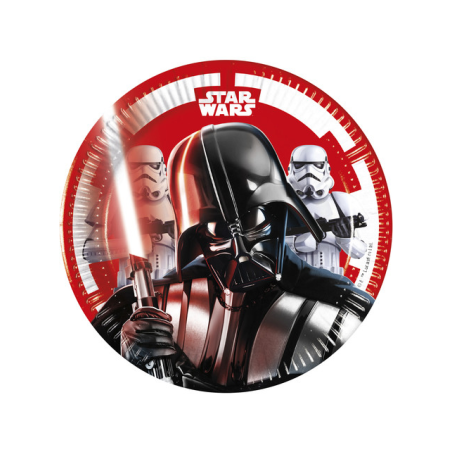Platos Star Wars 8 Unidades