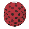 linterna, polka dot gorria eta zuria