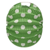 linterna, polka dot gorria eta zuria