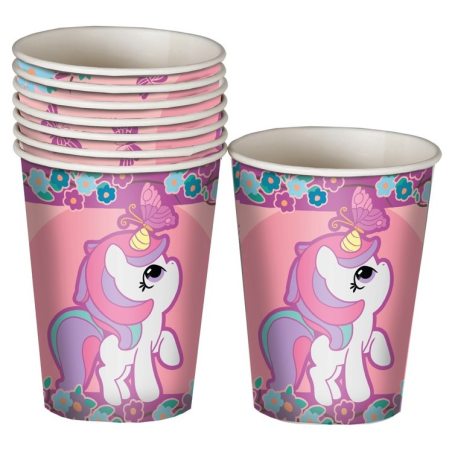 Vasos Unicornio 8 Unidades