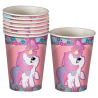 Vasos Unicornio 8 Unidades - Fiestas de Cumpleaños de Unicornios
