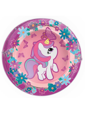 Platos Unicornio 8 Unidades - Fiestas de Cumpleaños de Unicornios