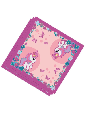 Servilletas Unicornios 20 Unidades - Fiestas de Cumpleaños de Unicornios