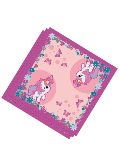 Servilletas Unicornios 20 Unidades - Fiestas de Cumpleaños de Unicornios