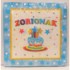 Servilletas Azules Zorionak