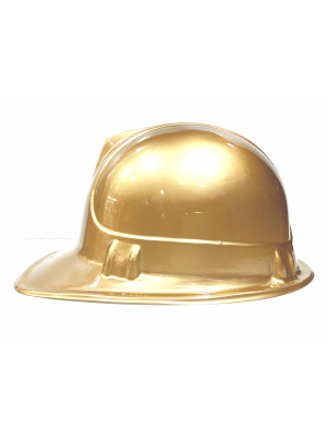 Casco Obrero Dorado - Complementos de Oficios