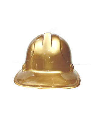 Casco Obrero Dorado - Complementos de Oficios