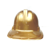 Casco Obrero Dorado - Complementos de Oficios