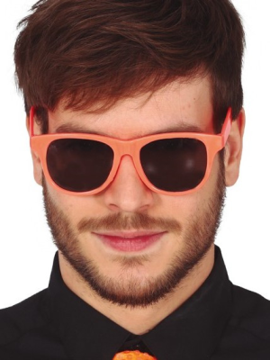 Gafas de Neon Naranja - Complementos años 80-90