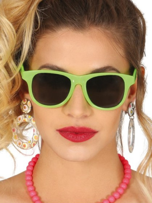 Comprar Gafas de Neon Verde - Complementos años 80-90