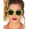 Gafas de Neon Verde - Complementos años 80-90