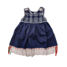 Vestido Tirantes Mahon Cuadros para Bebe - Trajes Vascos Bebe