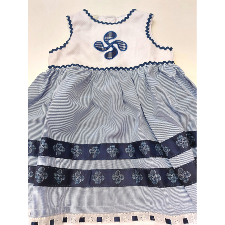 Vestit Pinstripe Piqué