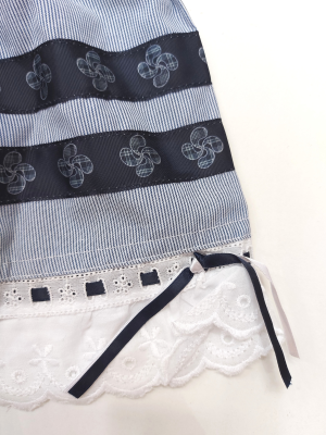 Vestit Pinstripe Piqué