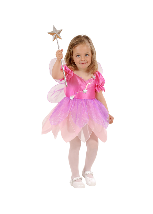 Disfraz de Hada Rosa Bebe
