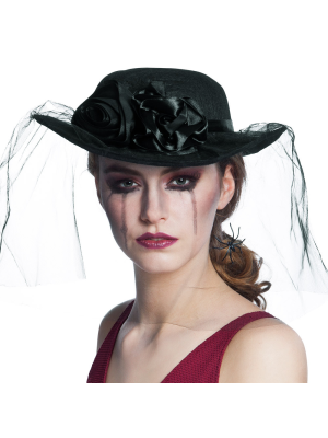 Pamela con Velo y Arañas - Sombreros