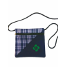 Bolso Cuadros Liso con Lauburu - Bolsos, Mochilas y Complementos