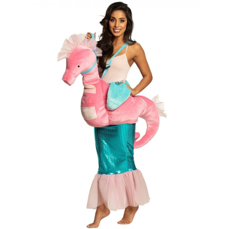 Disfraz de Sirena con Caballito de Mar