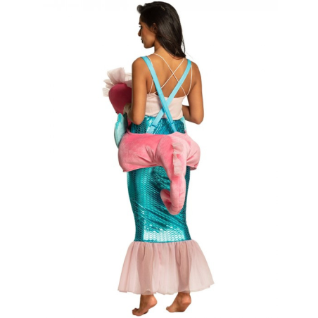 Disfraz de Sirena con Caballito de Mar
