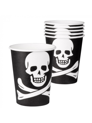 Servilletas Calavera Pirata 12 unid