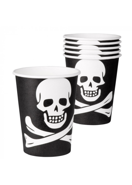 Servilletas Calavera Pirata 12 unid