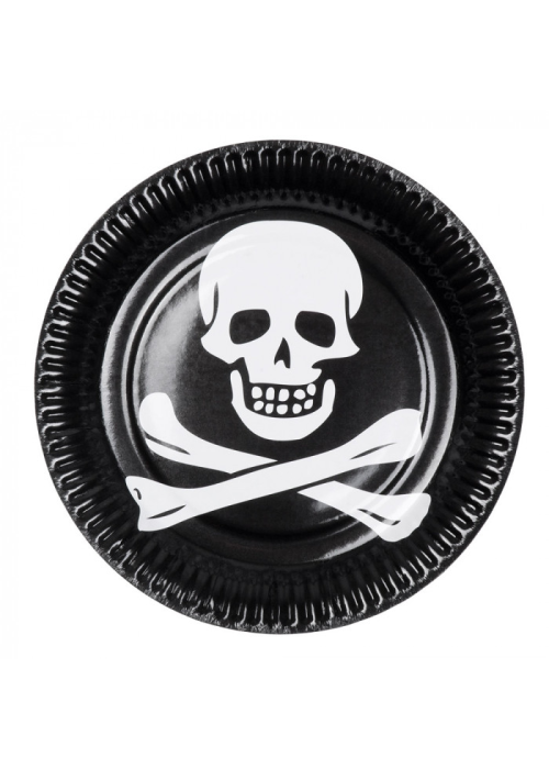 Servilletas Calavera Pirata 12 unid