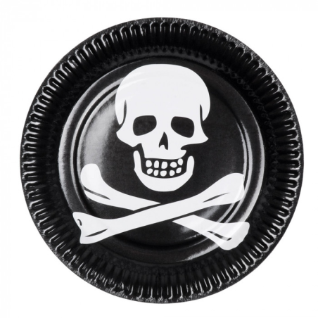 Servilletas Calavera Pirata 12 unid