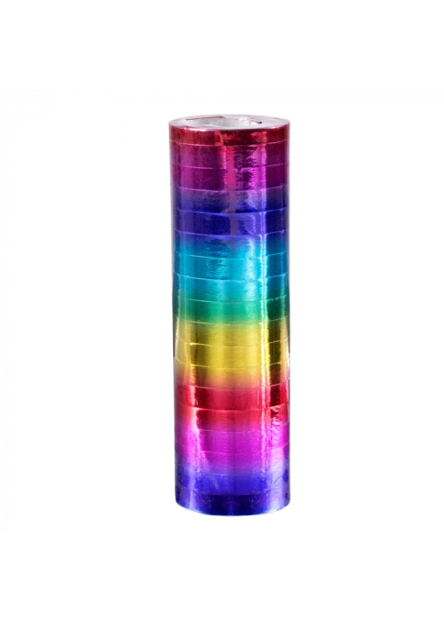 Serpentinas de Papel Arcoiris Metalizados 2 rollos - Confetti y Serpentinas