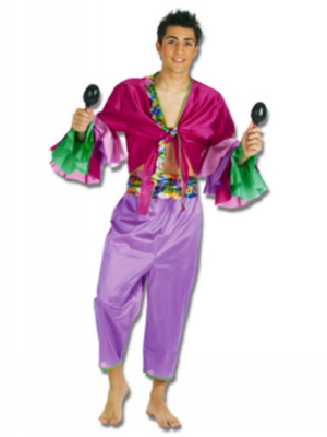 Disfraz de Cubano con Maracas - Disfraces de Rumberos para Hombres