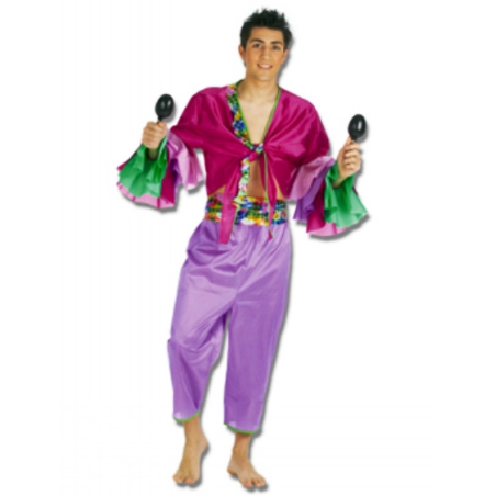 Disfraz de Cubano con Maracas - Disfraces de Rumberos para Hombres