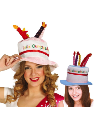 Gorro Tarta Feliz Cumpleaños - Gorros y Gafas