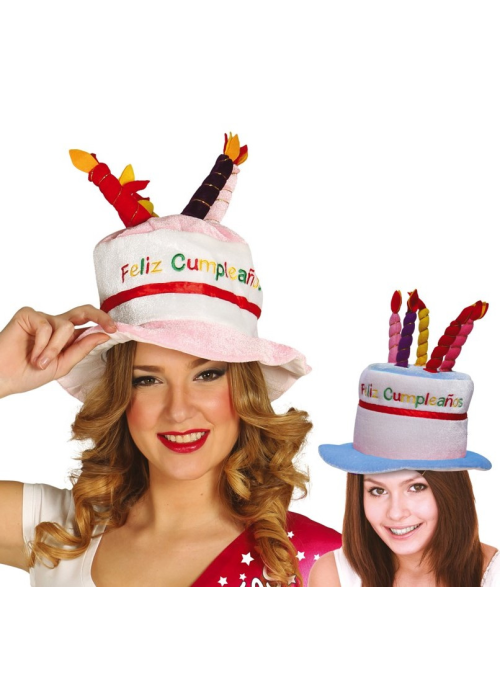 Gorro Tarta Feliz Cumpleaños - Gorros y Gafas