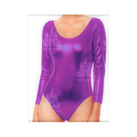 Body Morado Brillo - Chaquetas y Camisetas