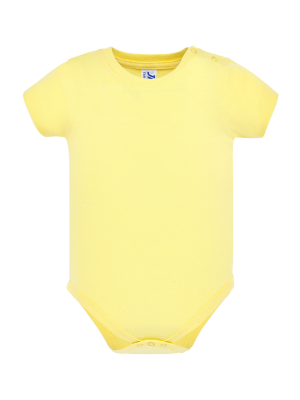 Body Amarillo Manga Corta Bebe - Bodys