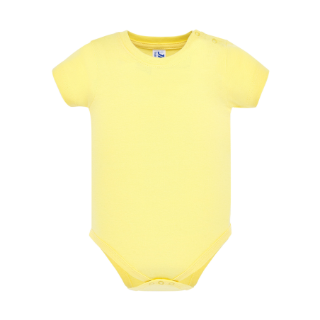 Body Amarillo Manga Corta Bebe - Bodys