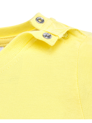 Body Amarillo Manga Corta Bebe - Bodys
